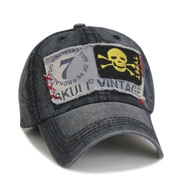 查看 Washed demin fashion cap with skull embroidery 详情