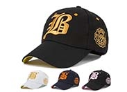 查看 Gold 3D Embroidery Cotton Baseball Caps With Stone Washed Fabric 详情