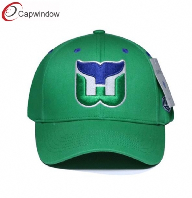 查看 New Design Embroidery Logo Custom Spandex Cap Green Baseball Caps and Hats 详情
