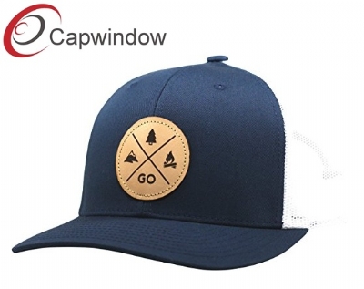 查看 Snapback Hat Trucker Hat Baseball Cap Wirh Customized Leather Patch 详情