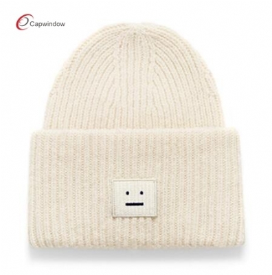 查看 Knitted Beanie Winter Hat/Cap with Jacquard Logo (17079) 详情