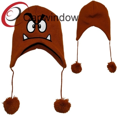 查看 Custom Super Mary Beanie Hat with jacquard for Children or Kids 详情