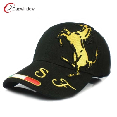 查看 Black Special Racing Baseball Cap with Embroidery (CW-0725) 详情